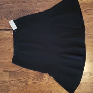 Jones New York flared bottom black suiting skirt size 12